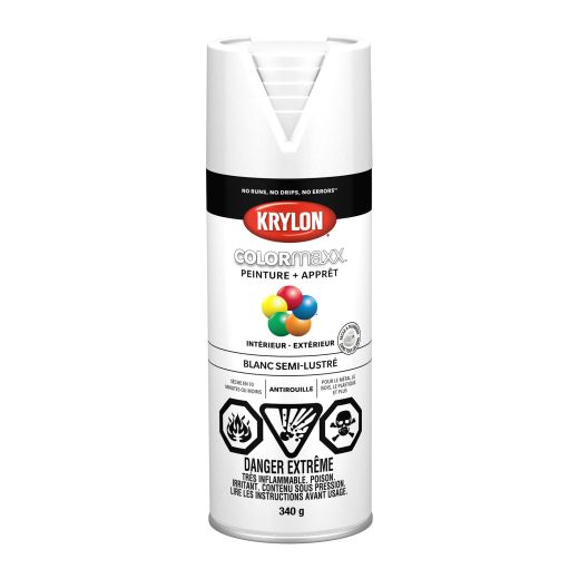 Krylon ColorMaxx Spray Paint-Semi Gloss 340g