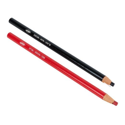 Marqueurs à porcelaine rouge et noir, 2/pqt