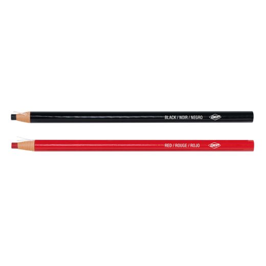 Marqueurs à porcelaine rouge et noir, 2/pqt