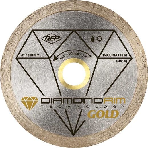 4" Premium Diamond Wet/Dry Cutting Blade