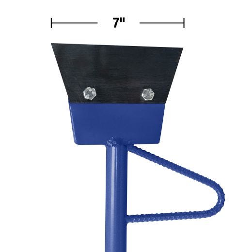 7" Heavy Duty Floor Scraper with Blade & Foot Peg