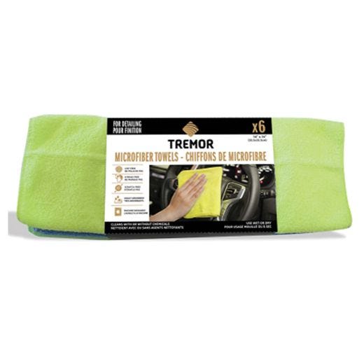 Tremor General-Purpose Microfiber Cloths (35.5x35.5cm) -6 Pk