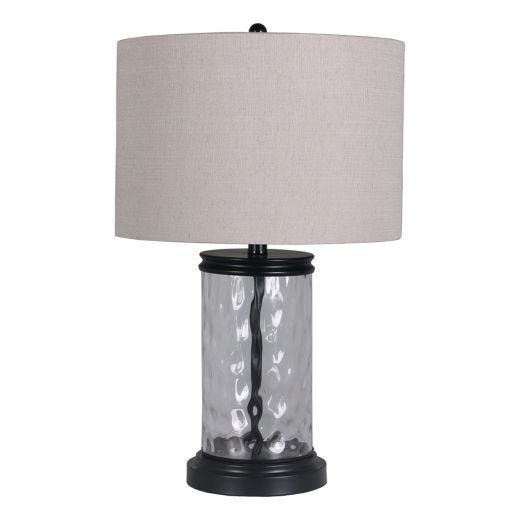 Sails 25" Table Lamp Black