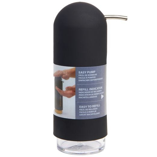 Soap Pump Penguin Black