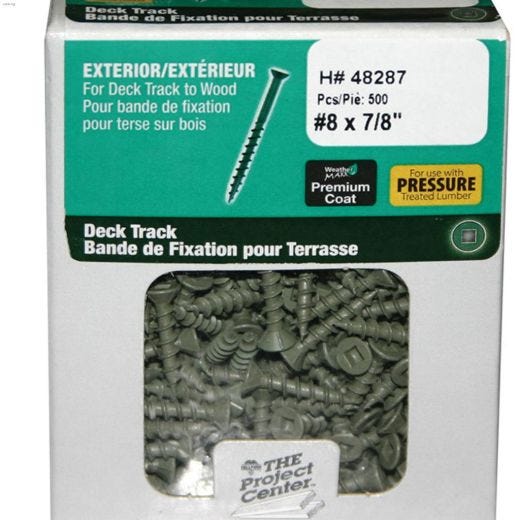 #8 x 7/8" Green Deck Screw-500/Pack