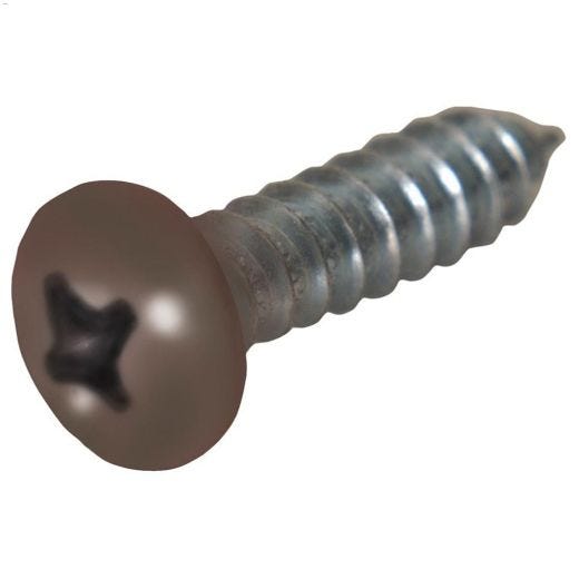 #6 x 3/8" Brown Head Pan Head Soffit Screw -1000/Pack