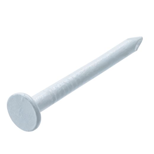 1-1/4" White Aluminum Trim Nail-500/Jar
