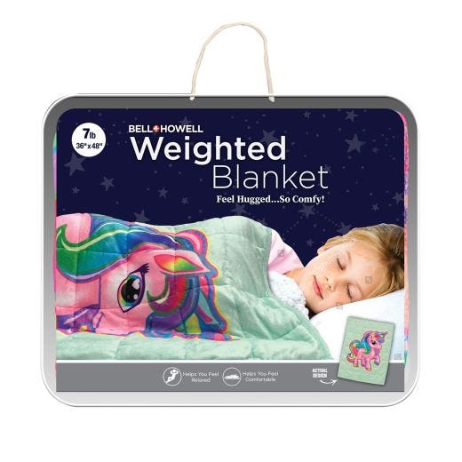 Kids Weighted Blanket 7lbs -Unicorn