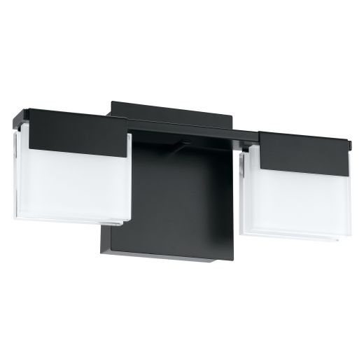 Vente Vanity Light 2 Light Matte Black