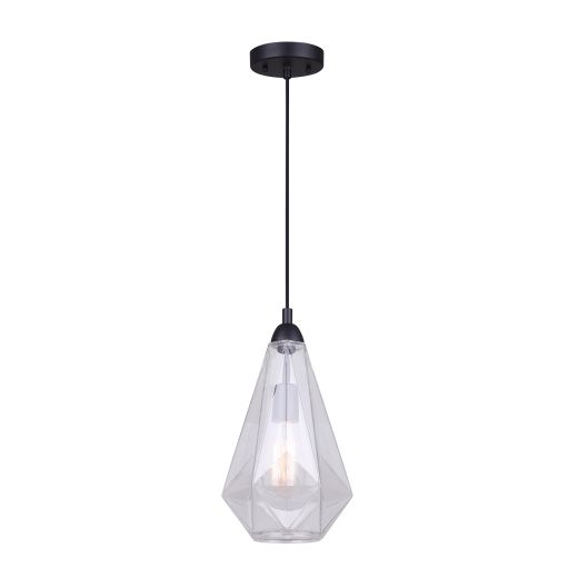 Dune 1 Light Black Cord Pendant