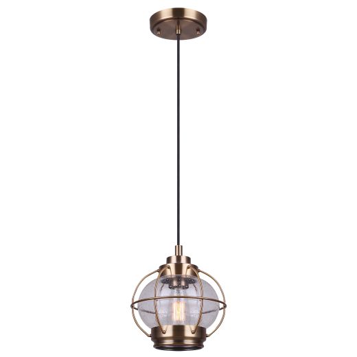 Potter 1 Light Gold Cord Pendant