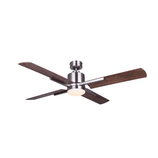 Loxley 52" LED Brushed Nickel Ceiling Fan