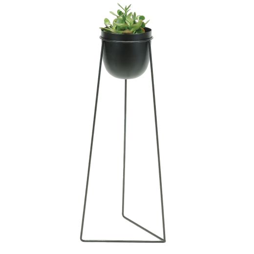 Tall Bullet Planter In Triangle Stand