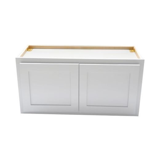 Armoire murale 30 x 14 po Shaker blanc