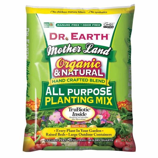 Doctor Earth Motherland AP Planting Mix 1.5 Cubic Feet