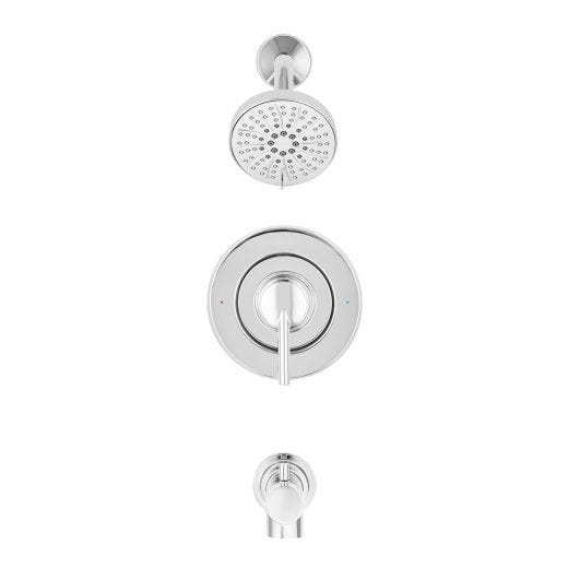 Arlys Chrome Posi-Temp Tub & Shower Faucet