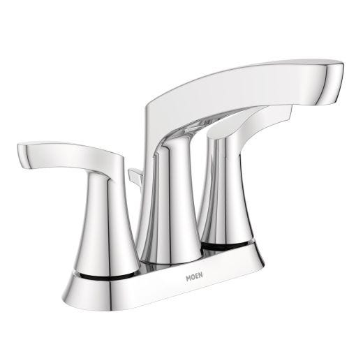 Danika Chrome 2-Handle High Arc Bathroom Faucet