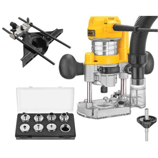 1-1/4 Hp Max Torque Variable Speed Compact Router Combo Kit