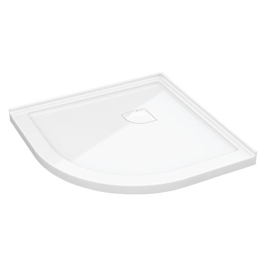 36" Round Low Profile Acrylic Shower Base