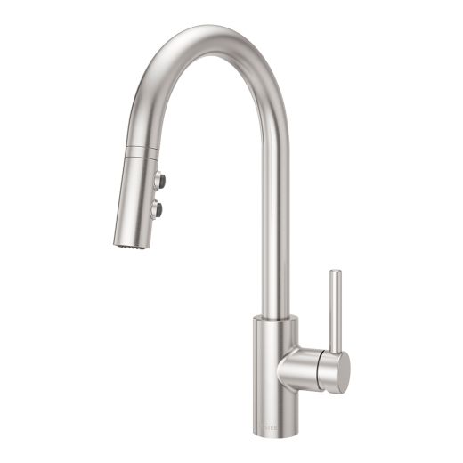 Fullerton Pull-Down 1-Handle Stainless Steel Kitchen Faucet