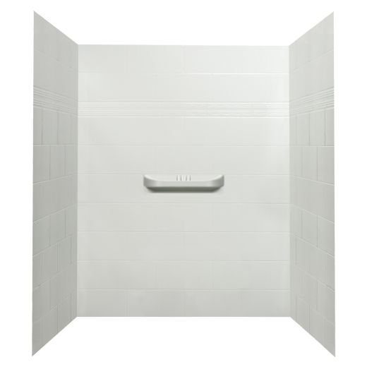 Supreme Acrylic 3 Piece Shower Wall