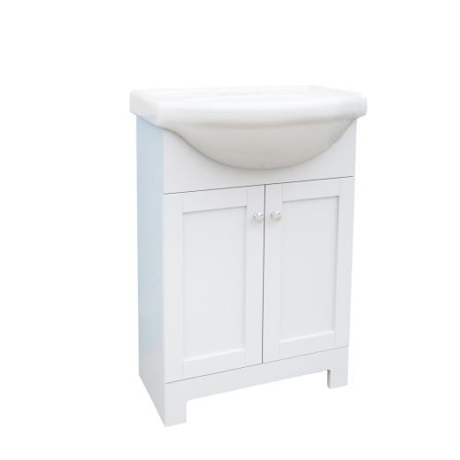 24 Inch Euro White Vanity-Shaker