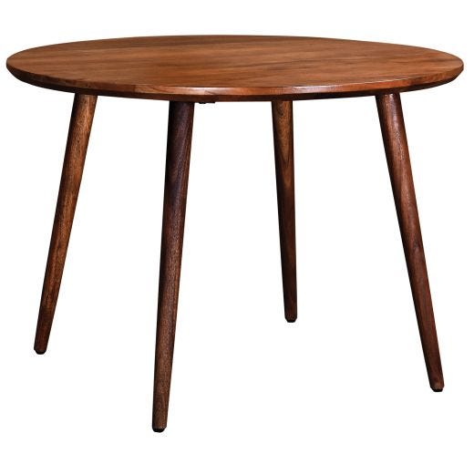 Arnav Solid Walnut Circular 42" Dining Table