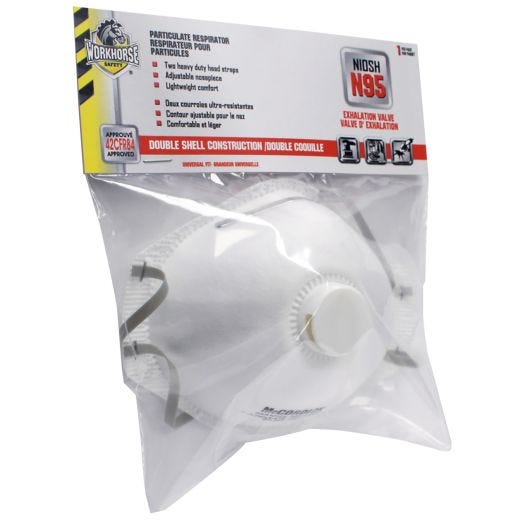 N95 Respirator With Exhale Valve