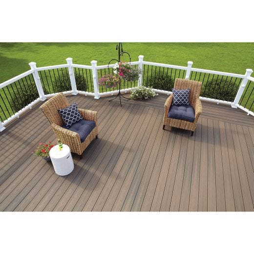 16' Latte Grooved Sanctuary Fiberon Composite Decking .925"