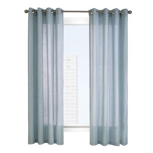 52" x 84" Limbourg Blue Light Filtering Curtain