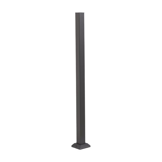 Fortress Fe26  Post 3" x 45.5" With 5.25" Base Cover Black S