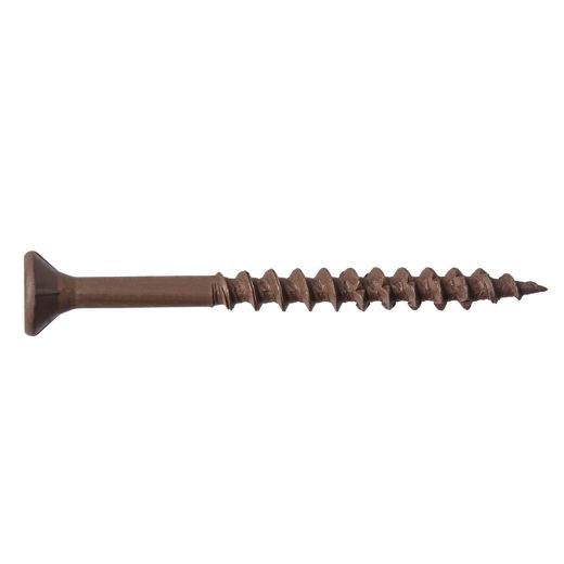 #8 x 2-1/2 Flat SOC UNC Deck Screw-Cedar-100/Box