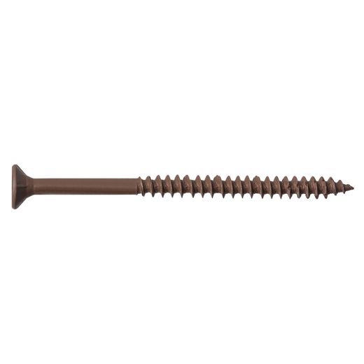 #10X3 1/2 Flat Soc Unc Deck Screw-Cedar-500E