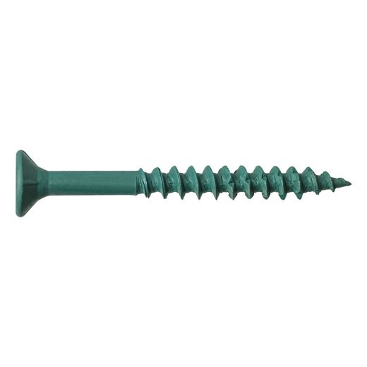 #8X2 Flat Soc Unc Deck Screw-Green-1800E