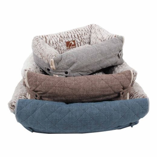 Large Square High Wall Pet Bed