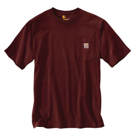 Workwear Pocket Short Sleeve T Shirt Port