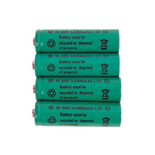 Solar AA Batteries-4/Pack