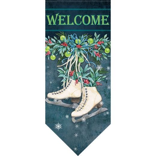 Festive Skates Welcome Banner