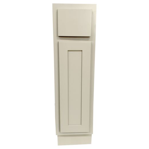 9" Shaker Sink Base Cabinet 35" High- Grey