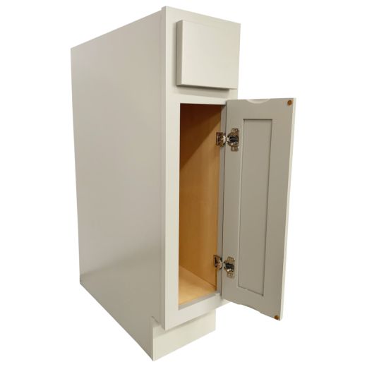 9" Shaker Sink Base Cabinet 35" High- Grey