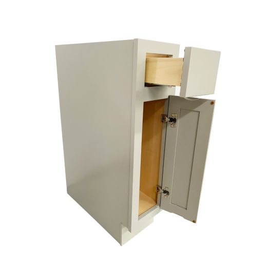 9" Shaker Sink Base Cabinet 35" High- Grey