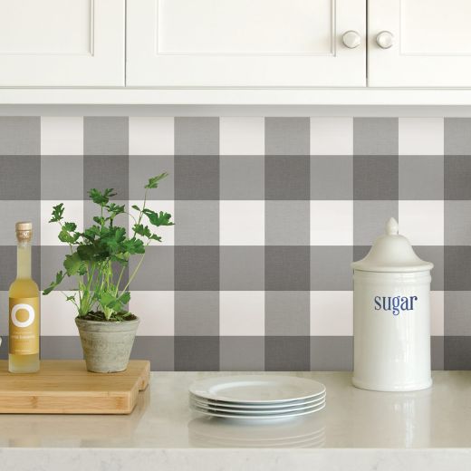 Nuwallpaper Peel And Stick Homestead Plaid