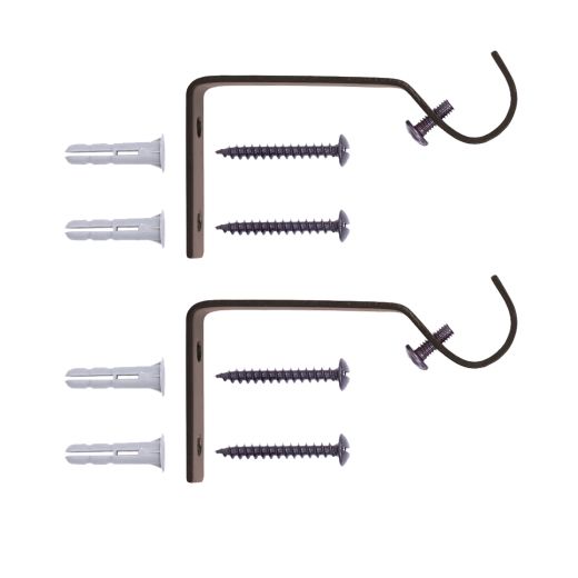 5/8" - 28" - 48" Agatha Orb Curtain Rod