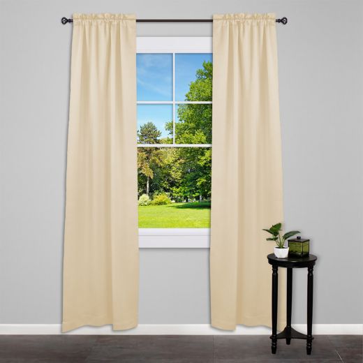 5/8" - 28" - 48" Agatha Orb Curtain Rod