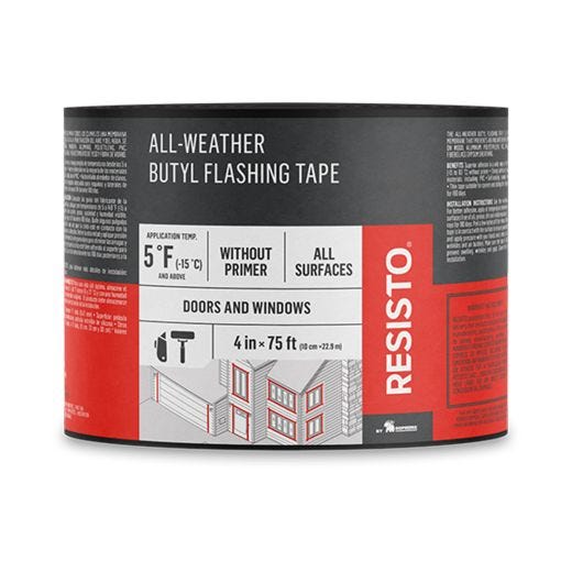 4" x 75' All Weather Butyl Flashing Tape