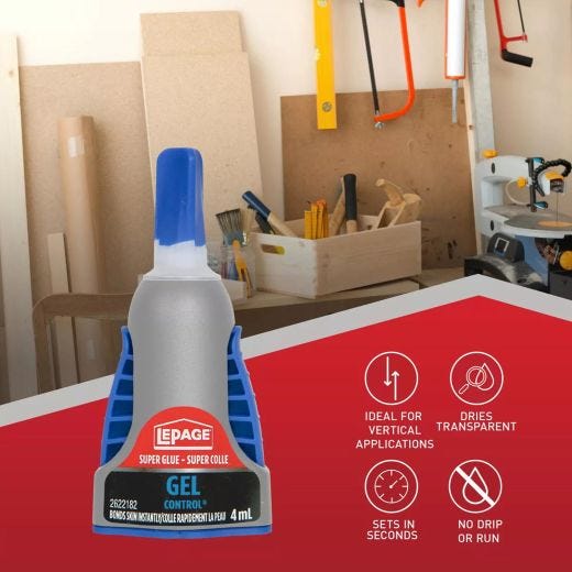 LePage Super Glue Ultra Gel Control-4mL
