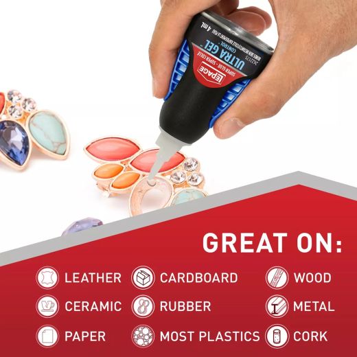 LePage Flexible Super Glue Ultra Gel Control-4mL