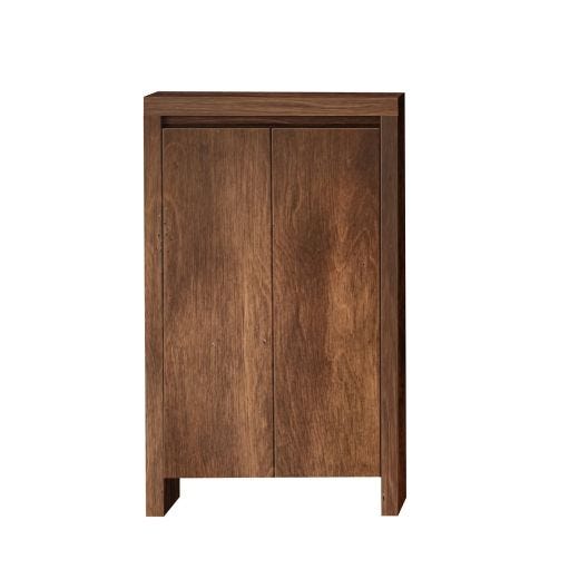 August 25"H Floor Cabinet Walnut