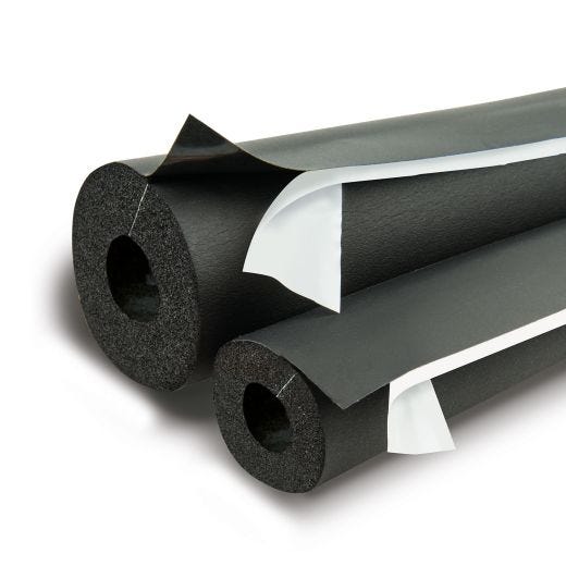 Semi-Slit 1/2" Wall X 1-1/8" X 3' Pipe Insulation