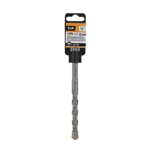 1/2 x 6" SDS Quad RazorBack Industrial Drill Bit - Exchangea